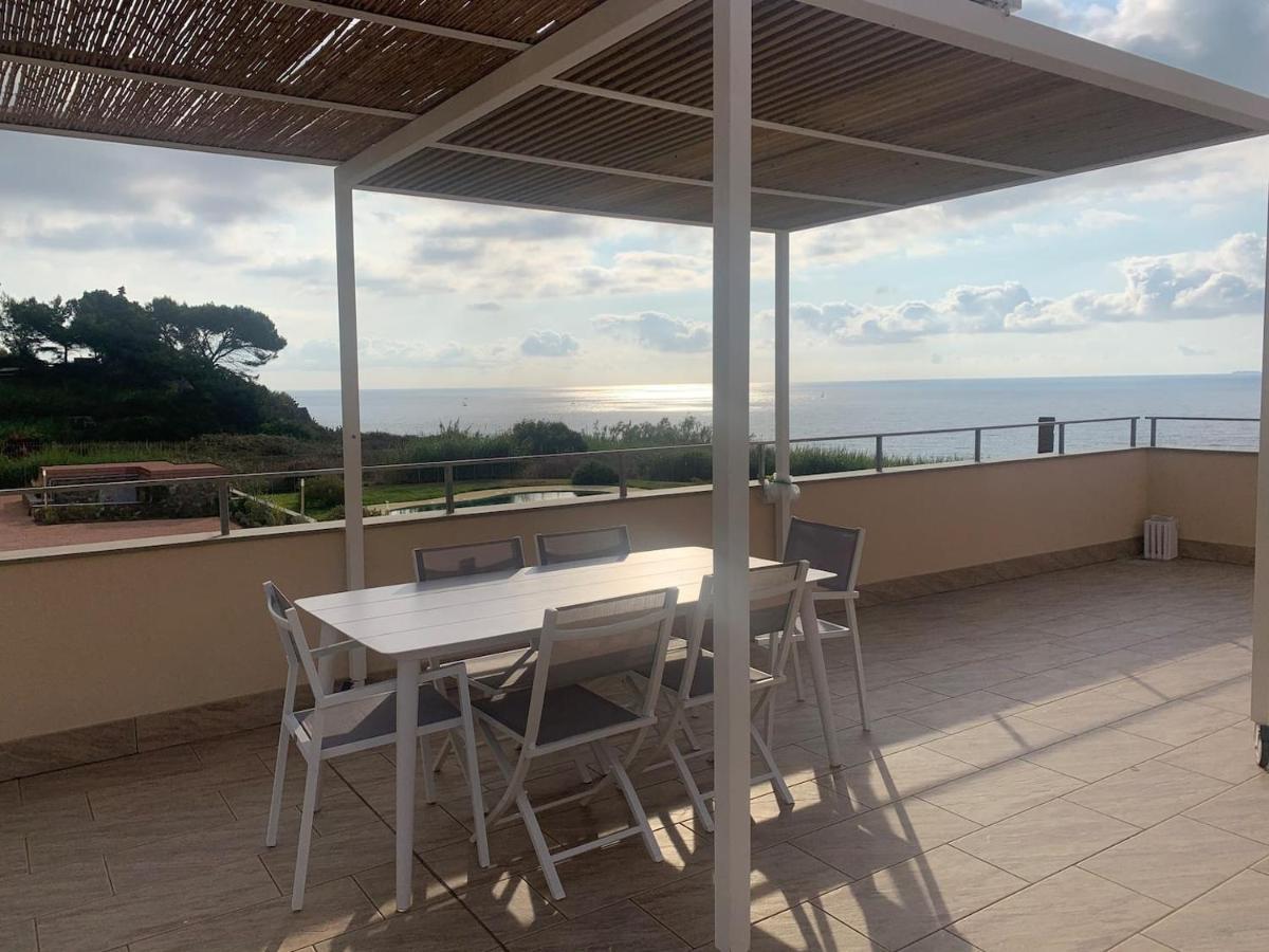 Incanto Sul Mare Con Enorme Terrazza E Piscina Cervo Exteriör bild